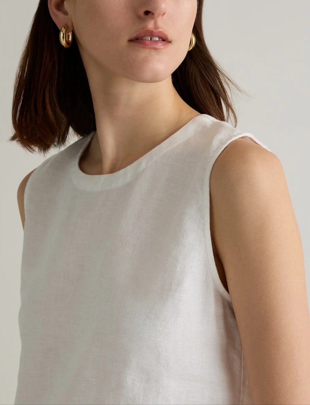 NWOT Quince 100% European Linen Tank Size XL - Picture 3 of 10